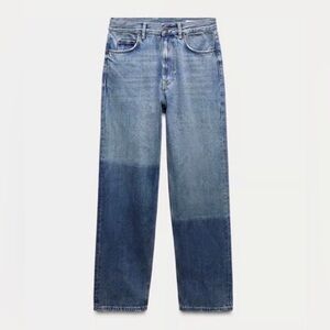 Zara ZW Collection Patchwork Jeans